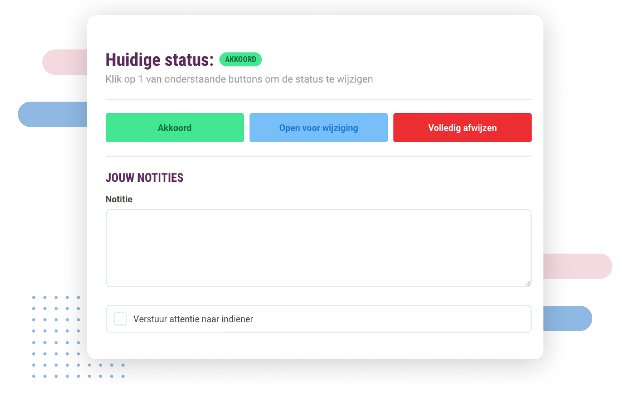 voorbeeld abstract dashboard