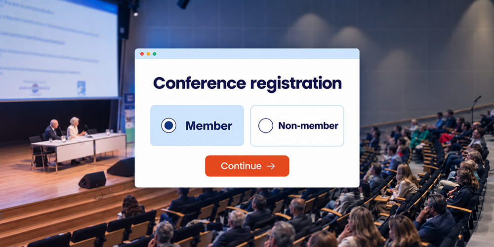 Conference registration for members and non-members
