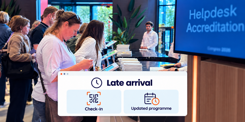 Late arrivals and conference overruns