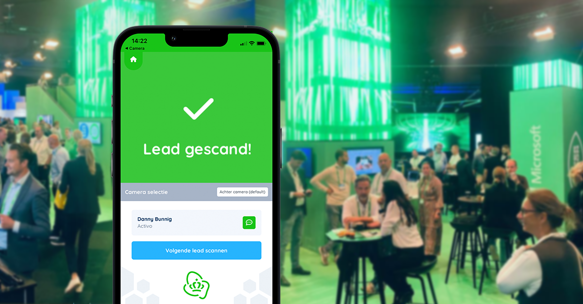 lead gescanned message in the leadscanner app