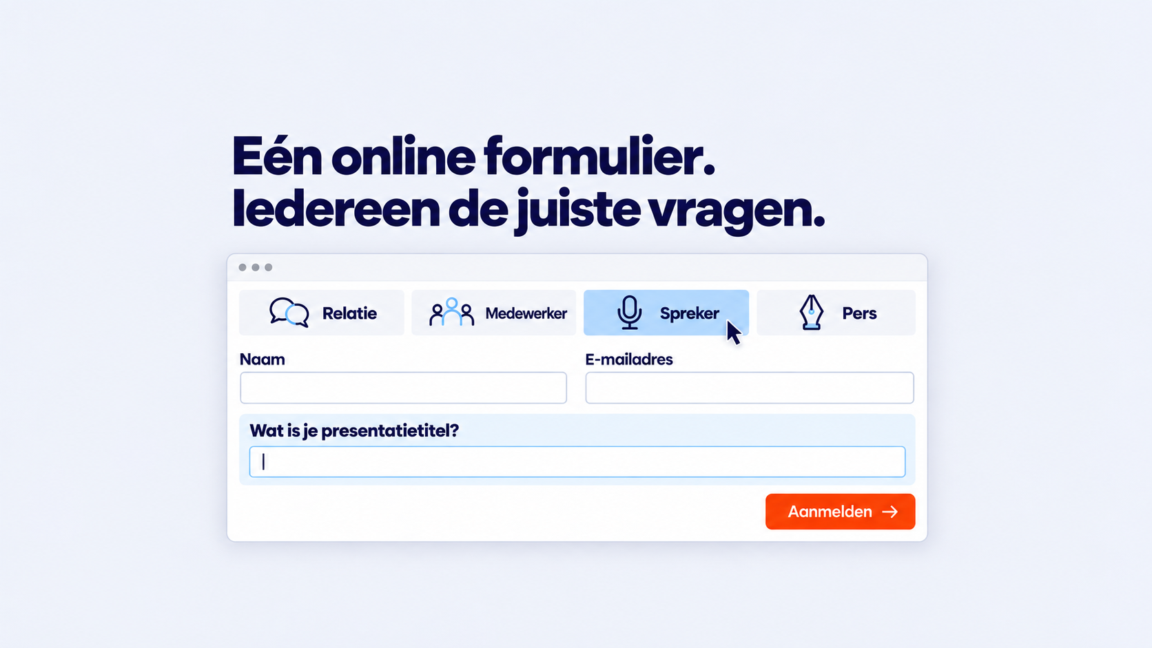 registratieformulier