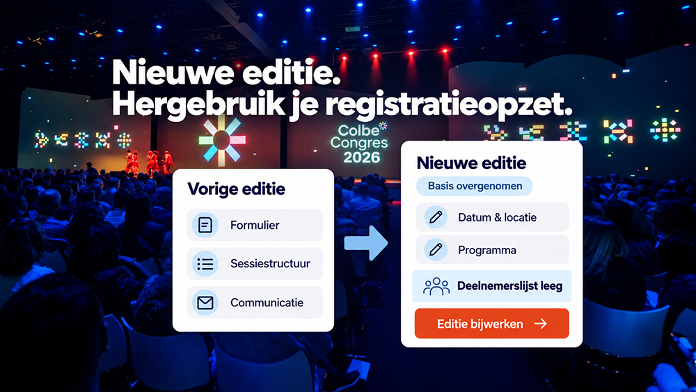 herbruik je registratie opzet infographic