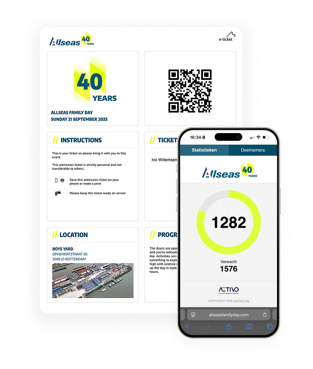 E-ticket en live-app.