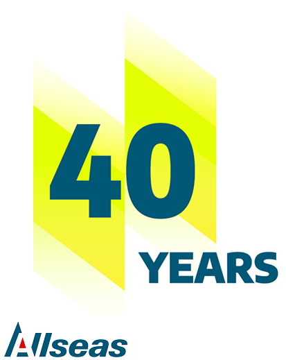 Allseas 40 jarige jubileum logo
