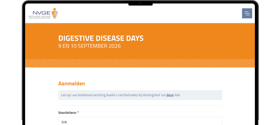 MacBook mockup van de allseas family day registratiewebsite