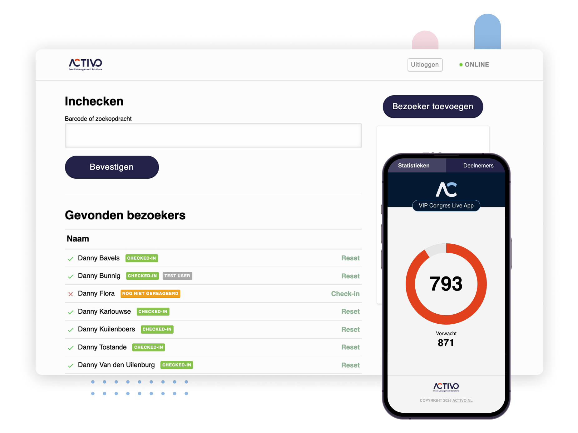 Barcodesysteem en live app